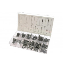 Набор саморезов, винтов, гаек, шайб СИБРТЕХ 347 предметов 47609