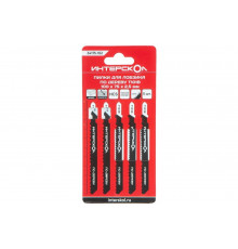 Пилки для лобзика по дереву T101B 100x75 мм, 2.5 мм, 5 шт Интерскол 34175.102