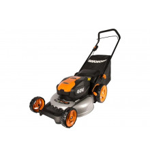 Аккумуляторная газонокосилка WORX 40В, 2х4.0 Ач, двойное ЗУ 2x2A WG751E