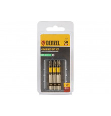 Набор бит комбинированный 3 шт, PZ1, PZ2, PZ3, 50 мм, сталь S2 11677