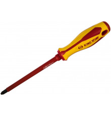 Диэлектрическая крестовая отвертка Pozidriv №3, 150мм KING TONY 14780306