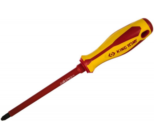 Отвертка крестовая Pozidriv №3, 150 мм, диэлектрическая KING TONY 14780306