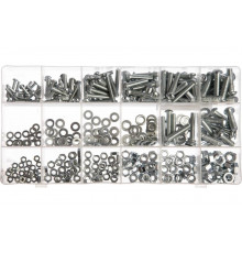 Набор винтов, гаек, шайб СИБРТЕХ 420 предметов 47617