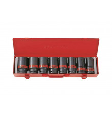 Набор ударных глубоких шестигранных торцевых головок 3/4", 1" - 1-1/2", 8шт KING TONY 6410SP