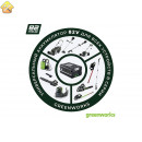 Аккумуляторный ранцевый воздуходув GreenWorks GC82BPBK5 82V 2402507UB