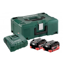 Набор Basic-Set (2 аккумулятора LiHD 8.0 Ач/18В+зарядное устройство ASC Ultra+Metaloc) Metabo 685131000