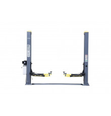 Двухстоечный подъемник KraftWell г/п 4000 кг., электрогидравлический, высота 2800 мм., сеть 380 В, цвет серый, упр. стопорами на 2-х колоннах KRW4DLM