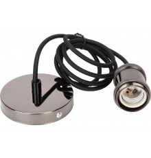 Подвесной патрон IEK, E27 со шнуром 1,5м RETRO черный EPA12-04-02-K02