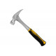 Цельнометаллический молоток-гвоздодер Denzel 350 г, двухкомпонентная рукоятка 10422