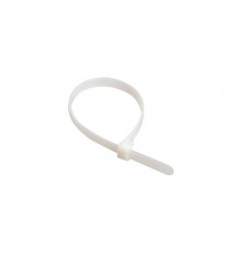 Хомут IEK 2.5x150, нейлон, белый, упаковка 100шт, ИЭК UHH31-D025-150-100