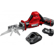 Сабельная пила ЗУБР 12В, 2 АКБ 2Ач, в коробке СПЛ-125-22