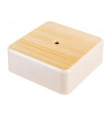 Распаечная коробка IEK КМ для о/п 75x75x28мм сосна UKO10-075-075-028-K34-E