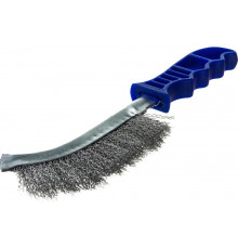 Щетка стальная 17130001 с пластиковой ручкой АТАКА 22401
