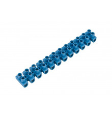 Контактный зажим IEK винтовой ЗВИ-5 н г 1,5-4,0мм2 12пар синий UZV6-005-04