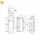 Бокс для автоматических выключателей IEK КМПн 2/2