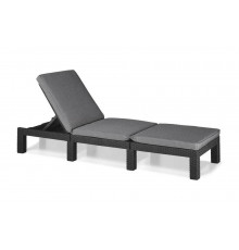 Шезлонг Keter Daytona Delux графит 252223