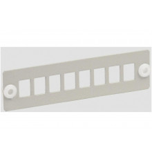 ITK Панель IEK для 8-ми оптических адаптеров (SC или LC-Duplex в 19 кросс) FOBX-P8-SC