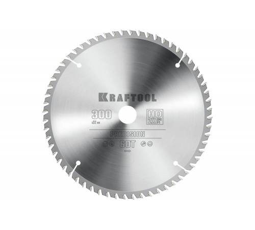 Диск пильный по дереву KRAFTOOL Precission 300x32 мм, 60Т 36952-300-32