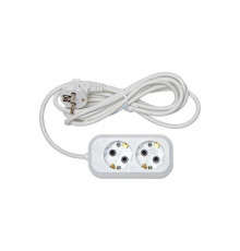 Бытовой удлинитель Rucelf 2 гнезда ПВС 3х0,75 арт. RU-02-375-02ZG 00-00005457