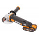 Аккумуляторная болгарка (ушм) WORX WX800