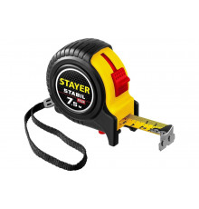 Профессиональная рулетка с двухсторонней шкалой STAYER Stabil 7.5мх25мм 34131-075_z02
