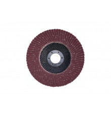 Круг лепестковый торцевой коричневый (125х22,2 мм; Р80) АТАКА 680790