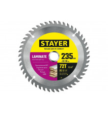 Пильный диск по ламинату STAYER Laminate 235x32/30 мм, 72Т, аккуратный рез 3684-235-32-72_z01