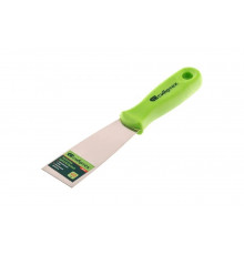 Шпательная лопатка из нержавеющей стали, 40 мм, пластмассовая ручка СИБРТЕХ 85545