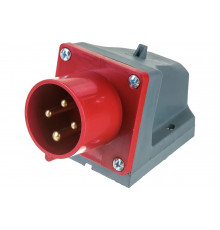 Стационарная вилка IEK 514 3Р+РЕ 16А 380В IP44 PSR52-016-4