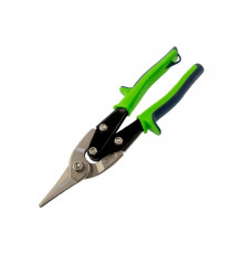 Ножницы по металлу СИБРТЕХ, удлиненные, 285 мм, пряморежущие, 2-комп. обрезиненные рукоятки 78339