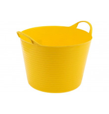 Гибкое сверхпрочное ведро СИБРТЕХ 14л, желтое 67502
