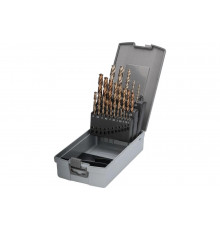 Набор сверл по металлу 1-10.5 мм, HSSE-Co5, 24 шт RUKO 215216RO