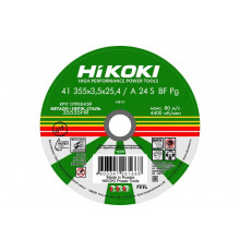 Круг отрезной 355x3.5x25.4 мм, A24S, тип 41 Hikoki RUH35535