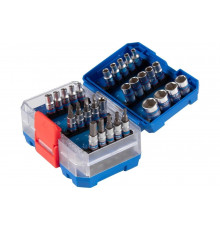 Набор торцевых головок и насадок 1/4"DR, 4-14 мм, 49 предметов KING TONY 2549MR-EB