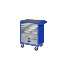 Тележка инструментальная синяя (5 ящиков и отсек) МАСТАК 522-05581B