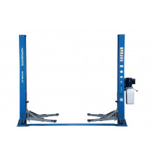 Подъемник NORDBERG 220V, 2х стоечный 4 т, со снятием стопоров с одной колонны, синий N4120BM-4B