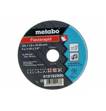 Круг отрезной Flexrapid (для нержавеющей стали, 125x22.2) Metabo 616182000