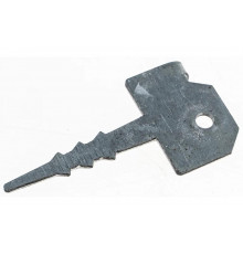 Крепление террасной доски СИБРТЕХ КЛЮЧ, 2мм 60мм х 30мм цинк 46557