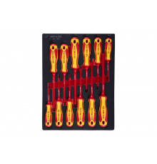 Набор диэлектрических отверток KING TONY ложемент, 12 предметов 9-30612MRV