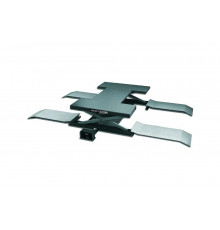 Ножничный пневматический напольный подъемник с поворотными лапами KRAFTWELL г/п 2500 кг. KRW260B