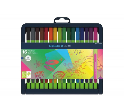 Набор капиллярных ручек Schneider Line-Up 16 цветов, 0.4 мм 191092