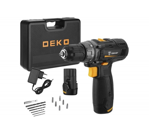 Аккумуляторная дрель-шуруповерт DEKO  GCD12DU3 SET4