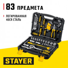 STAYER 83 шт., универсальный набор инструмента UNIVERSAL 83 27710-H83