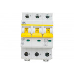 Автоматический выключатель IEK ВА47-60M 3Р 40А 6кА С MVA31-3-040-C