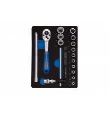 Ложемент KING TONY для набора торцевых головок 1/4" с принадлежностями 2516MRV03, 85251632B03