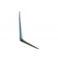 Угловой кронштейн с ребром СИБРТЕХ 250x300 мм, белый 94017