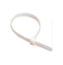 Нейлоновая усиленная стяжка Rucelf белая 4,8х350 мм, уп. 100шт. СТУ-350-Б