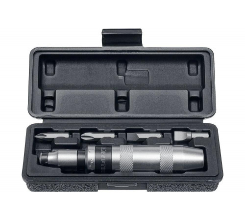 KRAFTOOL  ID-6 6 предм., Ударно-поворотная отвертка (25555)