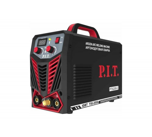 Аппарат аргонодуговой сварки P.I.T. 200 А,ПВ-45, MMA 1,6-4 мм,4.2квт, TIG 1.2-1.6-2.0 PTIG200-C