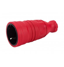 Переносная розетка IEK Omega рбп14-1-0м ip20, красная OM-KR20-16-20-P1-00-K04